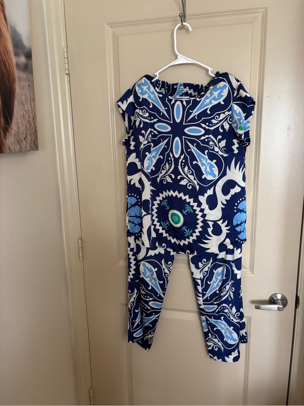 Island Wear Pants Suit Set
